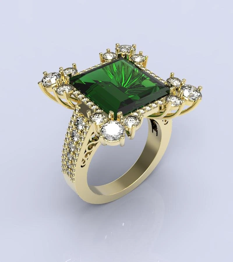 ring box 3D Print Model .c4d .max .obj .3ds .fbx .stl .blend 