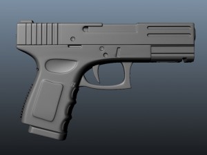 handpistol 3Dモデル
