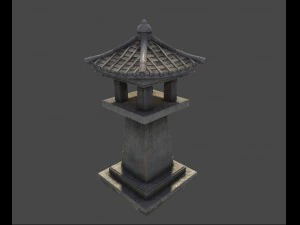 budynek do dekoracji Model 3D