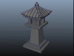 budynek do dekoracji Model 3D