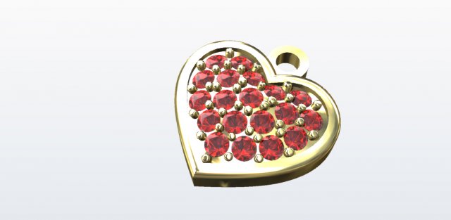 heart Modelo de Impressão 3D .c4d .max .obj .3ds .fbx .stl .blend 