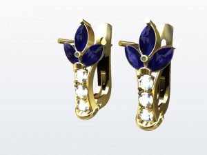 earrings 3D-printmodel