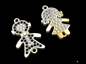 pendants for bracelet 3D-printmodel