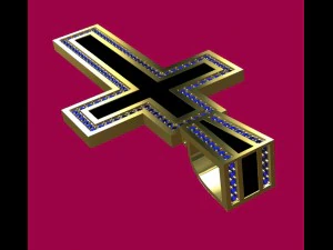 cross pendant 3D Print Model