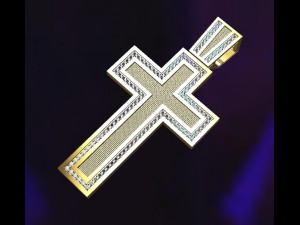 cross pendant Modèles 3D en vedette