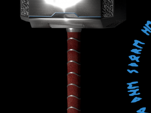 thor hammer 3D 모델