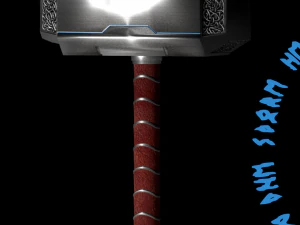 Thor martello Modello 3D