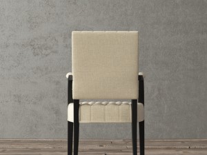19 c french victorian tufted square 3D Model