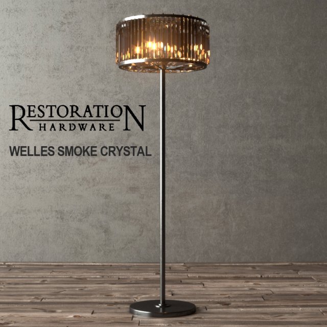 Restoration hardware crystal floor lamp cheap