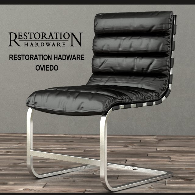 restoration hadware- oviedo Modelo 3D .c4d .max .obj .3ds .fbx .stl .blend 