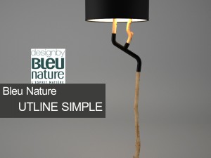 bleu nature-outline simple Modèle 3D