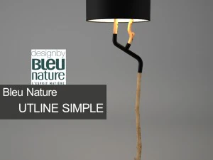 bleu nature-outline simple 3D Model