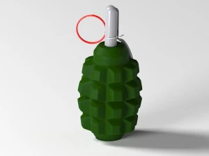 granate f-1 3D Model