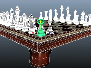 simple chess 3D Model