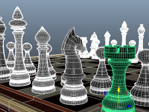 simple chess 3D-Modell
