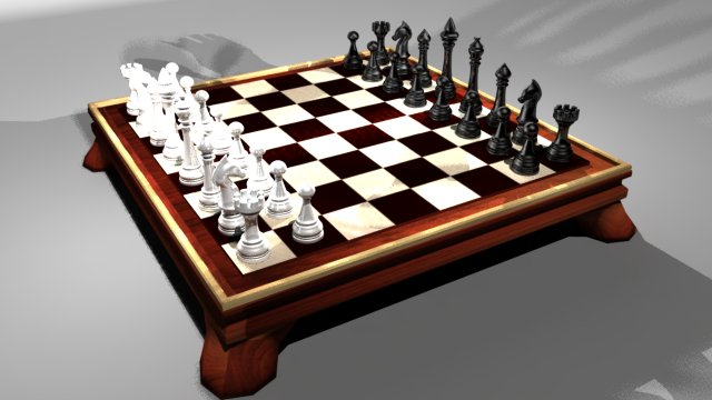 simple chess 3D-Modell .c4d .max .obj .3ds .fbx .stl .blend 