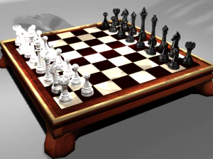 eenvoudig schaken 3D Model