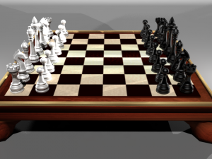 simple chess 3D-Modell