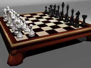 simple chess 3D-Modell