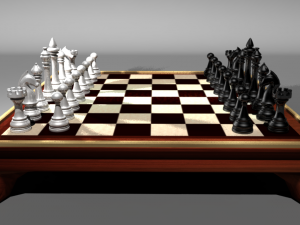 simple chess 3D-Modell