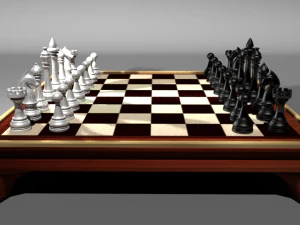 simple chess 3D Model
