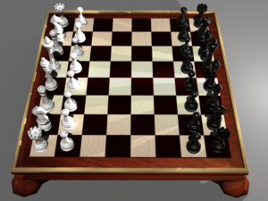 simple chess 3D-Modell