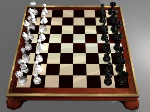 simple chess 3D Model