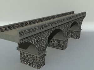 stone bridge 3D 模型