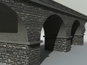 stone bridge 3D 模型