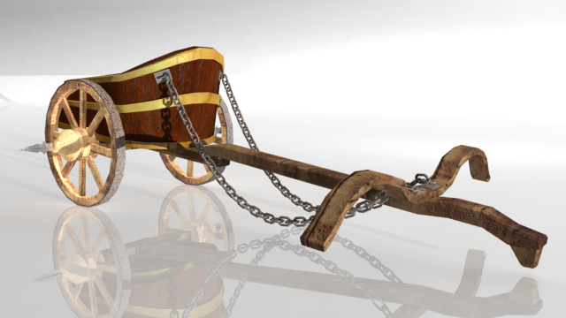 chariot 3D-Modell .c4d .max .obj .3ds .fbx .stl .blend 