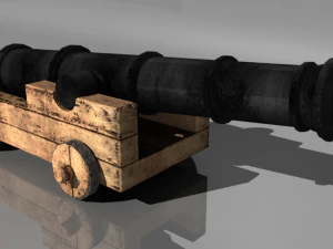 pirate cannon 3D Model