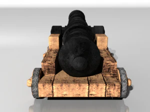 pirate cannon 3D Model