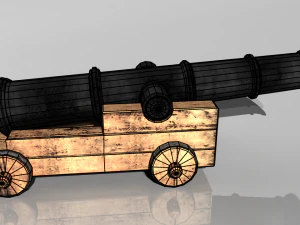 pirate cannon 3D Model