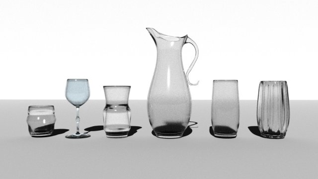 glasses collection 3D Model .c4d .max .obj .3ds .fbx .stl .blend 