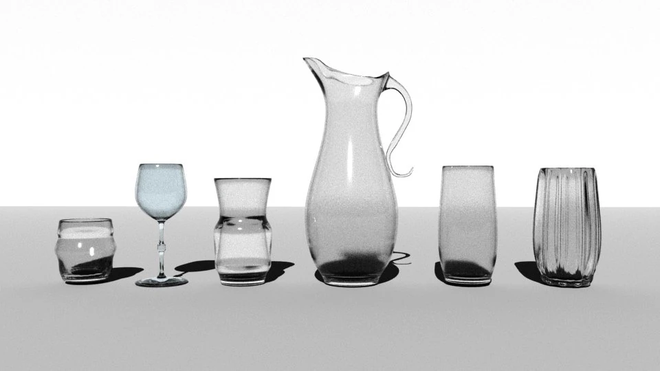 glasses collection 3D Model .c4d .max .obj .3ds .fbx .stl .blend 