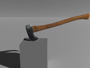 lumberjack axe 3Dモデル