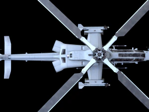 bell ah-1z viper attack helicopter 3D Model