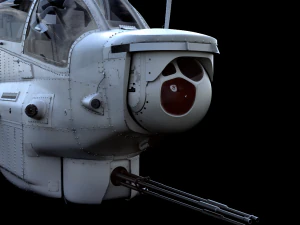 bell ah-1z viper attack helicopter 3D Model