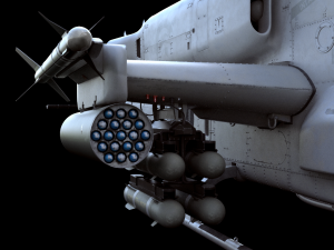 bell ah-1z viper attack helicopter Modelo 3D