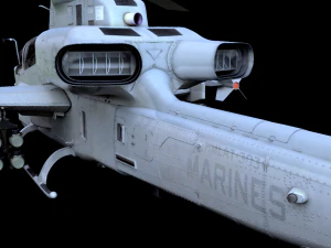 bell ah-1z viper attack helicopter 3D Model