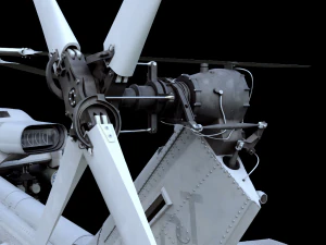 bell ah-1z viper attack helicopter 3D Model
