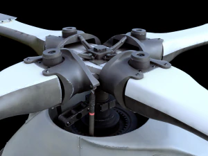 bell ah-1z viper attack helicopter 3D Model
