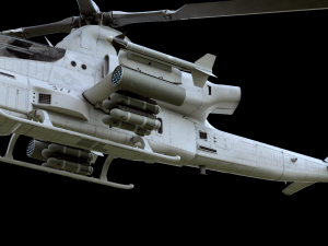 bell ah-1z viper attack helicopter Modelo 3D