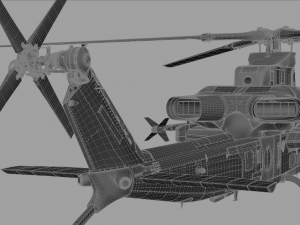 bell ah-1z viper attack helicopter Modelo 3D
