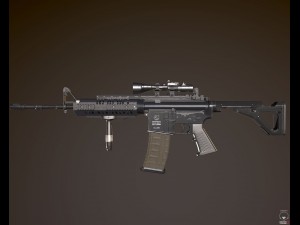m4a1 carbine 3D 모델