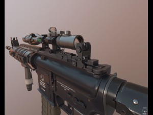 m4a1 carbine 3D 模型