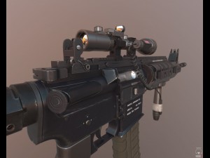 m4a1 carbine 3D 모델