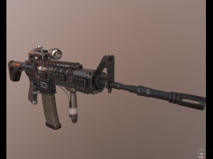 m4a1 carbine 3D 모델