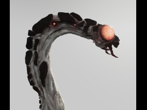 space worm 3D Model