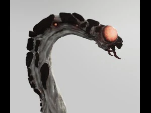 uzay solucanı 3D Model